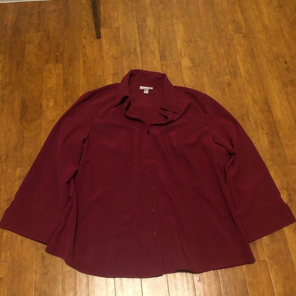 Dress Barn Button Down Top Size 2X - Picture 1 of 4